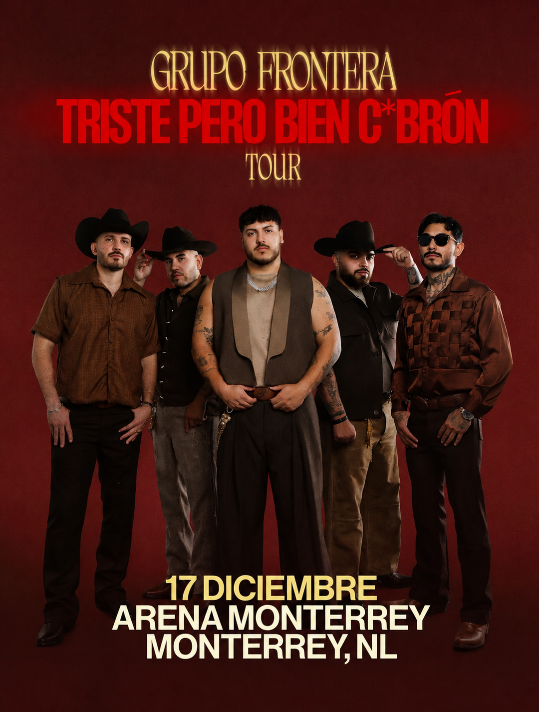 Cartel de GRUPO FRONTERA EN ARENA MONTERREY